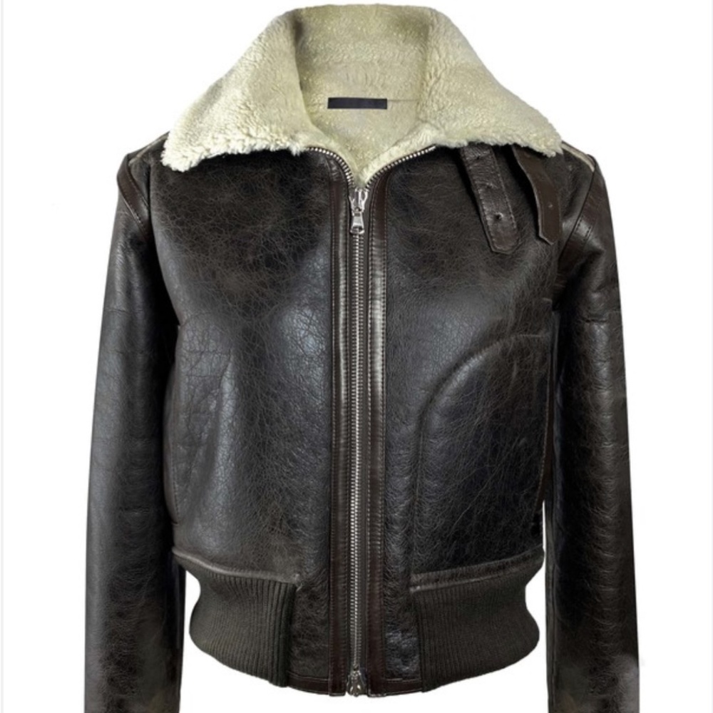 Kes leather bomber-style jacket XS